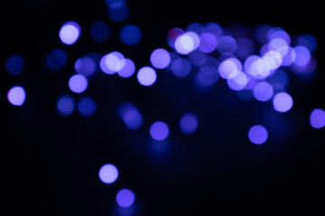 Blurred fairy lights