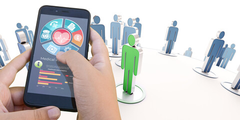 Healthcare monitoring app