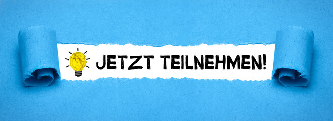 Jetzt teilnehmen! 