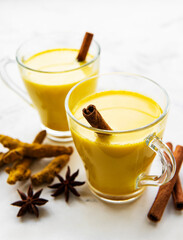 Golden turmeric milk