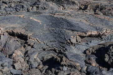 Lava flow, Punta Morena, Isabela Island, Galapagos, Ecuador, Unesco World Heritage Site