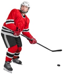Fototapeta premium Ice hockey.