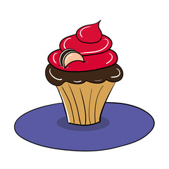 Cupcake for dessert