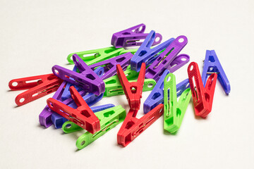 colorful clothes pegs