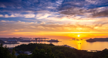 長崎の夕陽