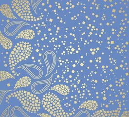 Fototapeta premium traditional paisley floral pattern , textile , Rajasthan, royal India 