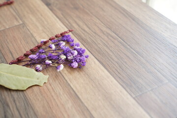 Obraz na płótnie Canvas 紫の花と背景素材