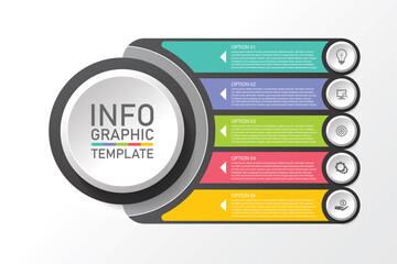 Presentation business abstract background infographic template