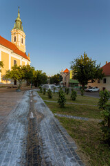 Fototapeta premium Catholic church in Szekszard, Hungary