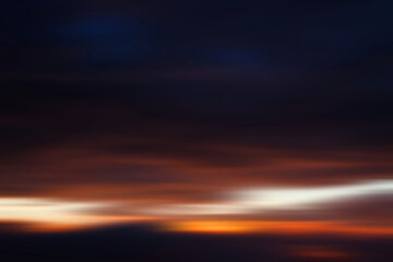 Clouds in motion blur