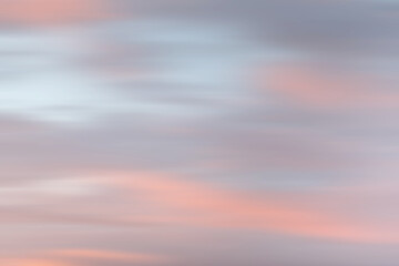 Clouds in motion blur