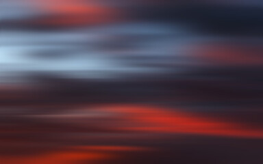 Clouds in motion blur