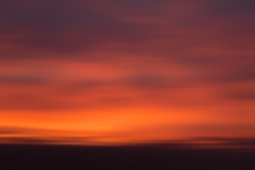 Clouds in motion blur