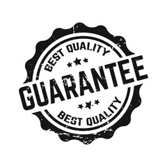 guarantee stamp with grunge effect