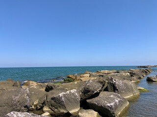 Sea shore from Black sea region of Turkey, Ordu city