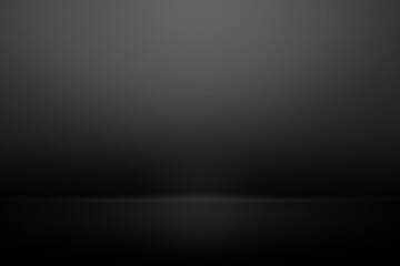 Black, dark and gray abstract  wall and studio used for background and display your product