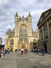 Fototapeta premium A view of the Cathedral in Bath