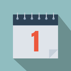 Calendar icon. Planning. Time management.