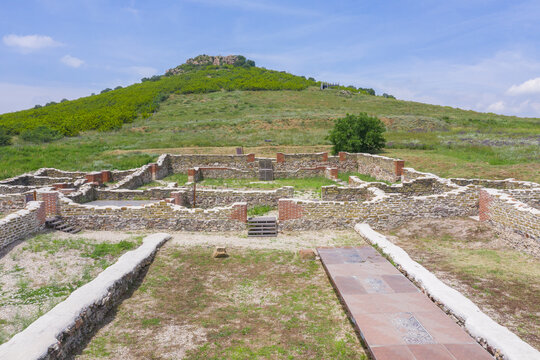 The ruins of an early Christian basilica in the Kabyle archaeological reserve, Bulgaria
