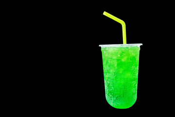 Green grape soda sweet water
