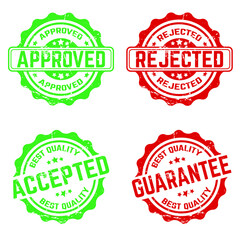 stamp with grunge effect