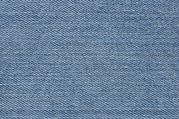 blue jeans cotton swatch close up