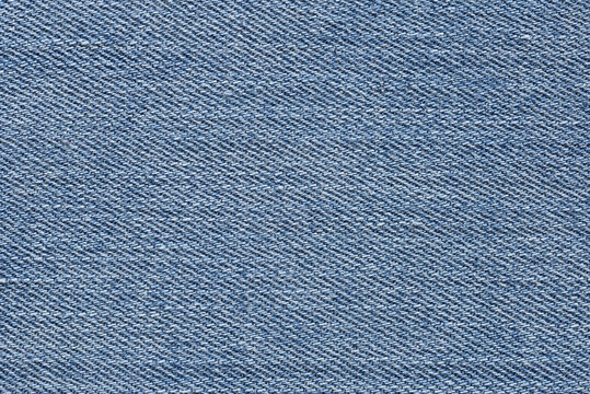 blue jeans cotton swatch close up