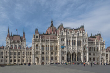 Beautiful Hungarian Parliament Building in Budapest, Hungary