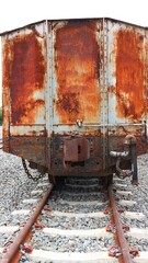 old rusty train