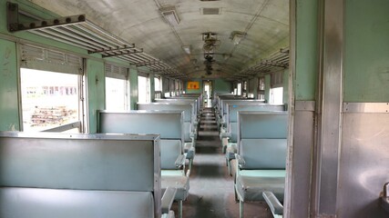 Naklejka premium train in subway