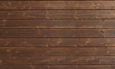 Brown natural horizontal wood planks background texture