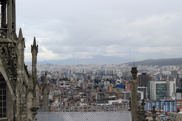 Quito city, from cathedral