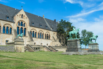 Fototapeta na wymiar Imperial Palace (Kaiserpfalz), Goslar, Harz, Lower Saxony, Germany, Unesco World Heritage Site