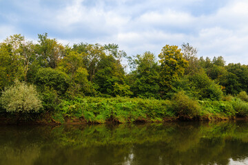 Fototapeta premium Calm and peaceful summer landscape