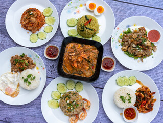 Thai Fried Rice, Curries and Noodles