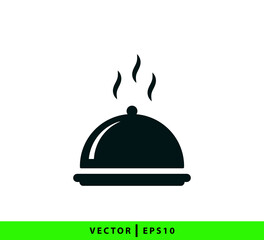 Fototapeta premium Tray icon vector logo design template