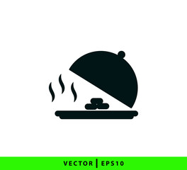 Tray icon vector logo design template
