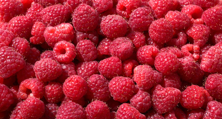 Raspberry for the background. Lots of ripe raspberries.