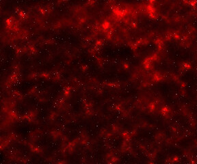 dark red abstract galaxy space and white stars in outer space dust in the universe red.