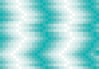 Fototapeta na wymiar Green blue pixel abstract background, vector illustration