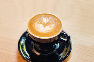 カプチーノ　ラテアート