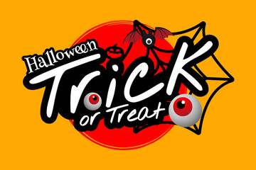 happy halloween day banner design. vector illustration