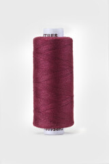 Thread spool close up isolated.