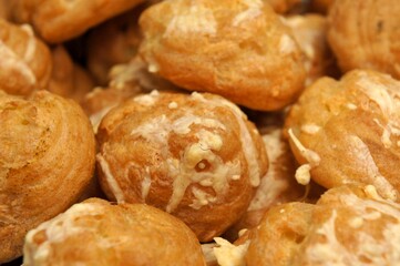 Gougères au fromage.