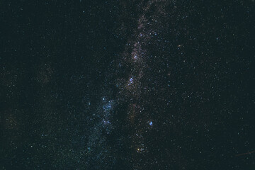 Mily wak galaxy in the night sky