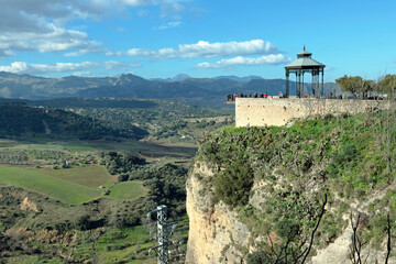Ronda, Andalucia, Spain: Alameda del Tajo, a series of parks around the old town with beautiful...