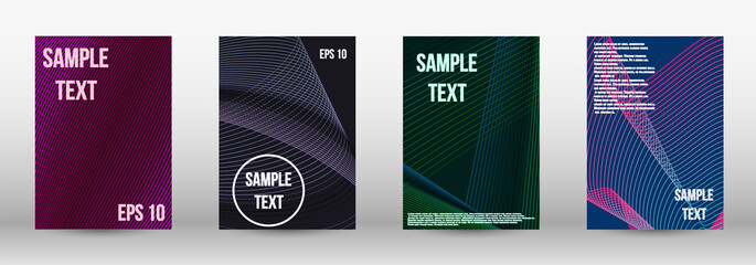 Geometric template with lines  © niko180180