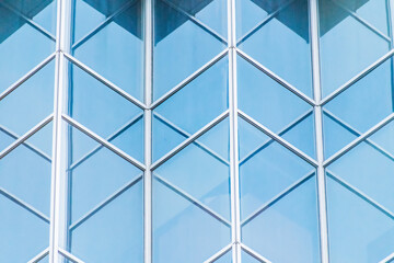 Architecture details Modern Building Glass facade Business background