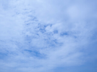 Many clouds in the sky , White sky 