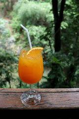 juice, orange juice with orange